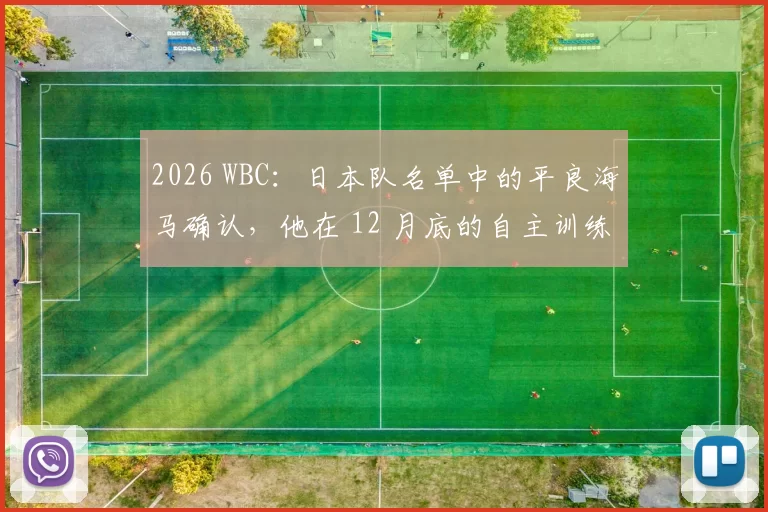 2026 WBC：日本队名单中的平良海马确认，他在 12 月底的自主训练中速球已恢复至 158 公里